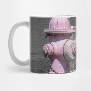 Flowers and Fire Hydrant Mug